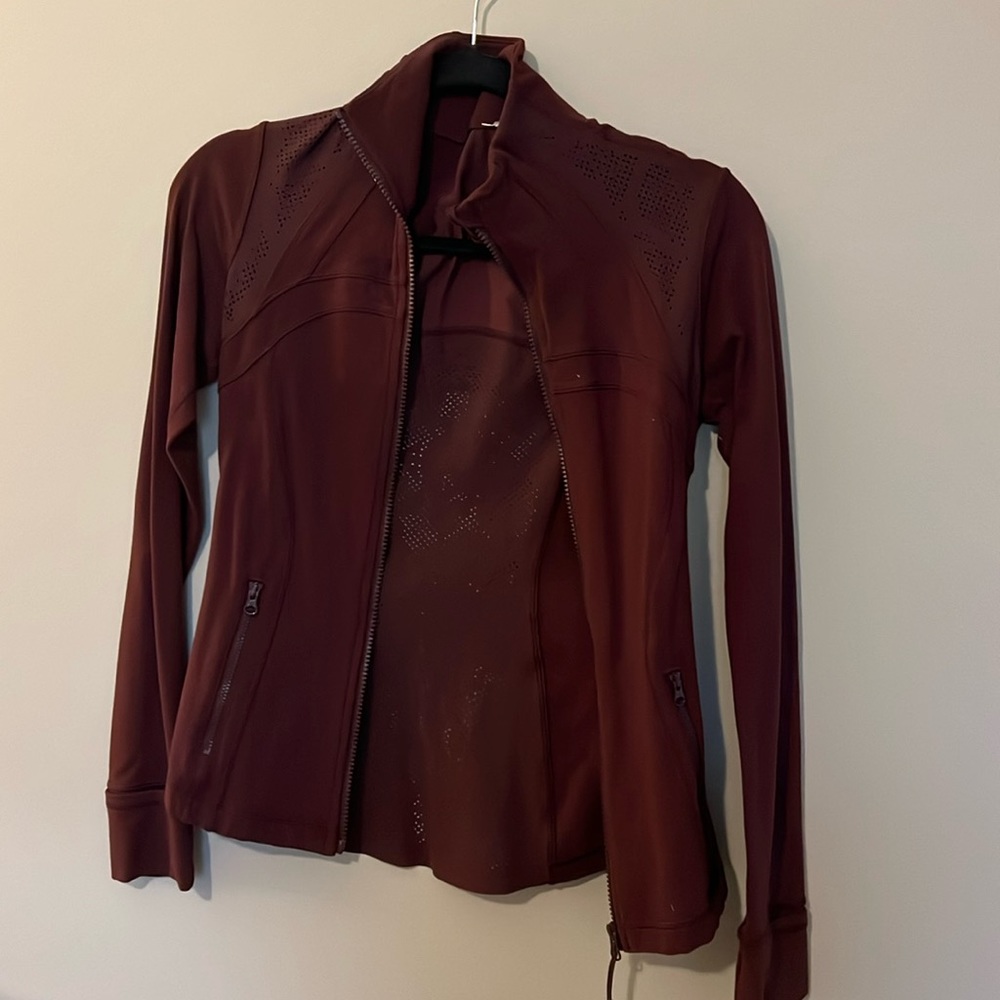 Lululemon Burgundy Define Jacket
